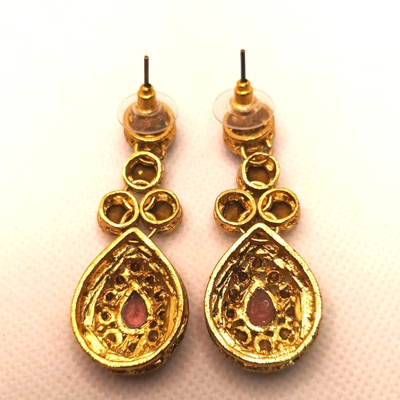 24k gold plated fancy danglers 🔥 - Picture 4 of 4